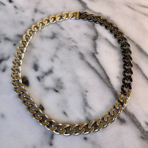 goop x Luv AJ silver ombré chain necklace